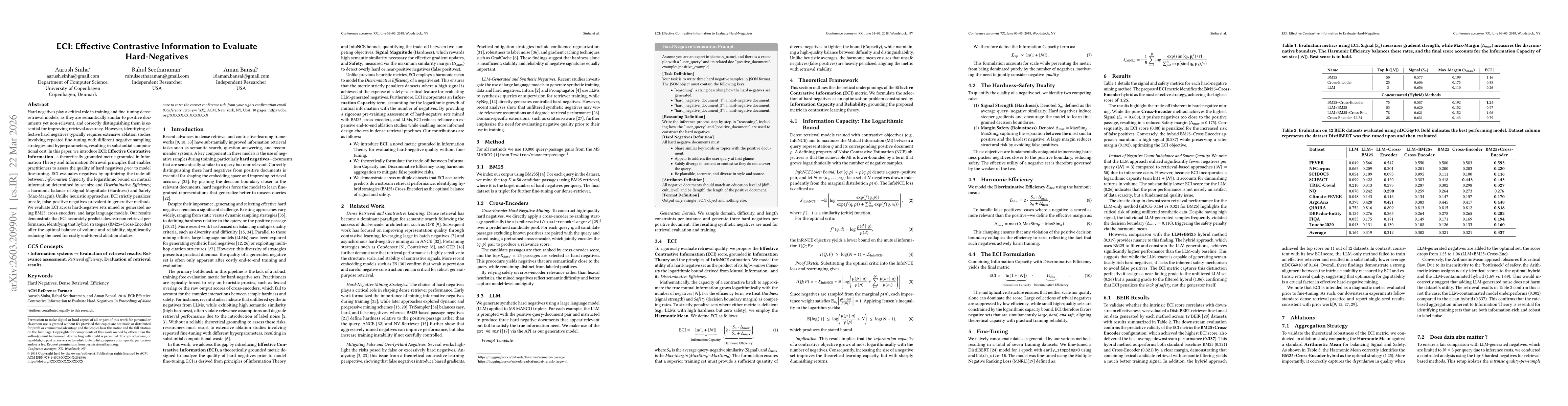 Thumbnail for ECI: Effective Contrastive Information to Evaluate Hard-Negatives