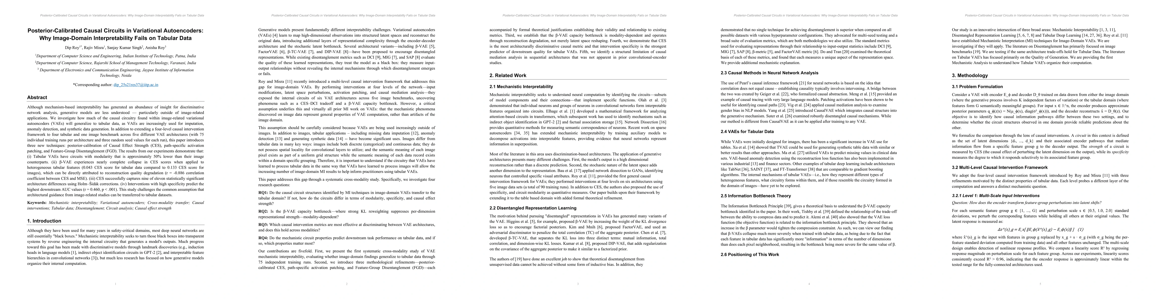 Thumbnail for Does Mechanistic Interpretability Transfer Across Data Modalities? A Cross-Domain Causal Circuit Analysis of Variational Autoencoders