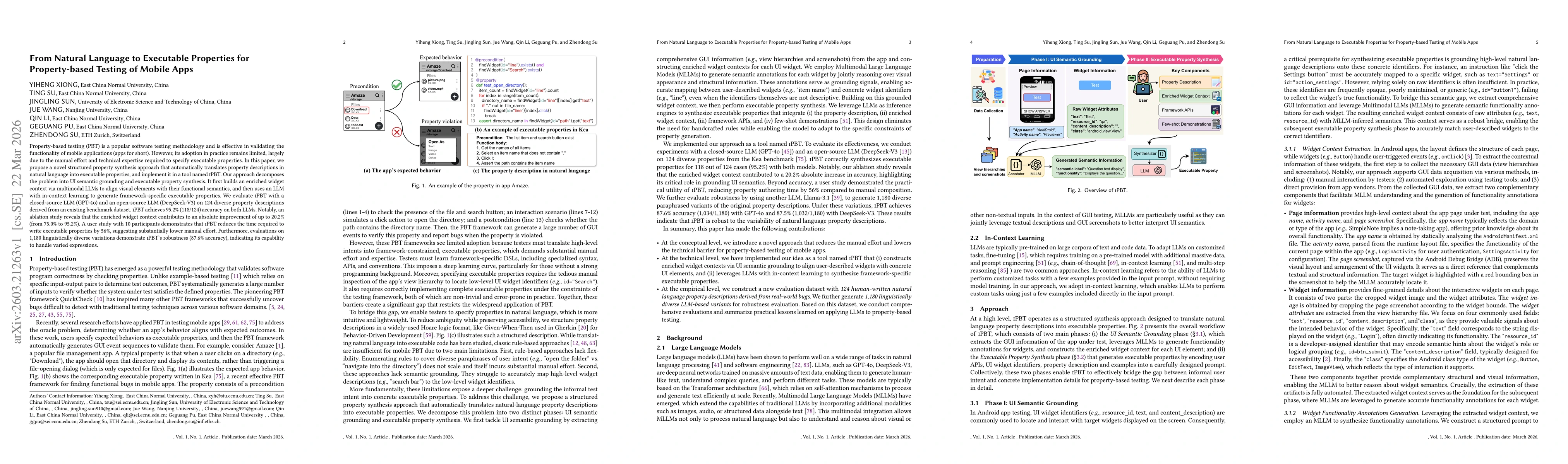 Thumbnail for From Natural Language to Executable Properties for Property-based Testing of Mobile Apps