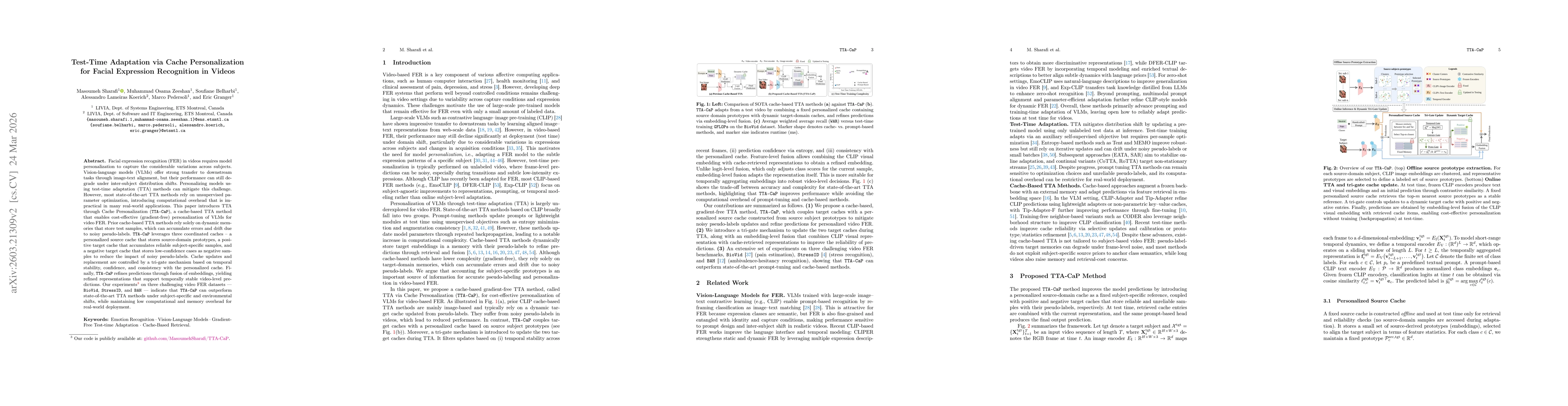 Thumbnail for Test-Time Adaptation via Cache Personalization for Facial Expression Recognition in Videos