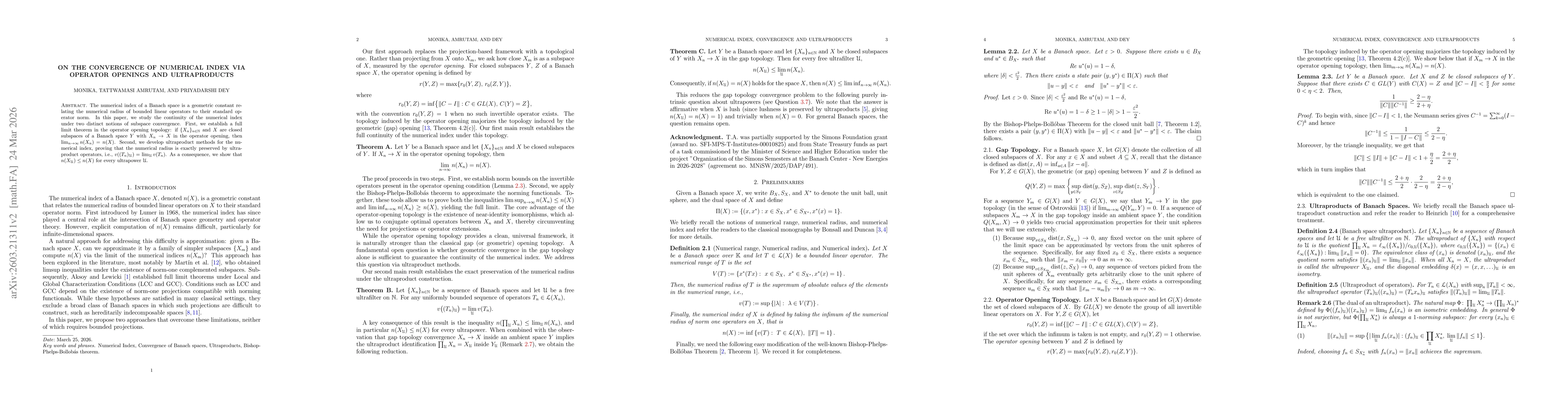 Thumbnail for On the Convergence of Numerical Index via Operator Openings and Ultraproducts