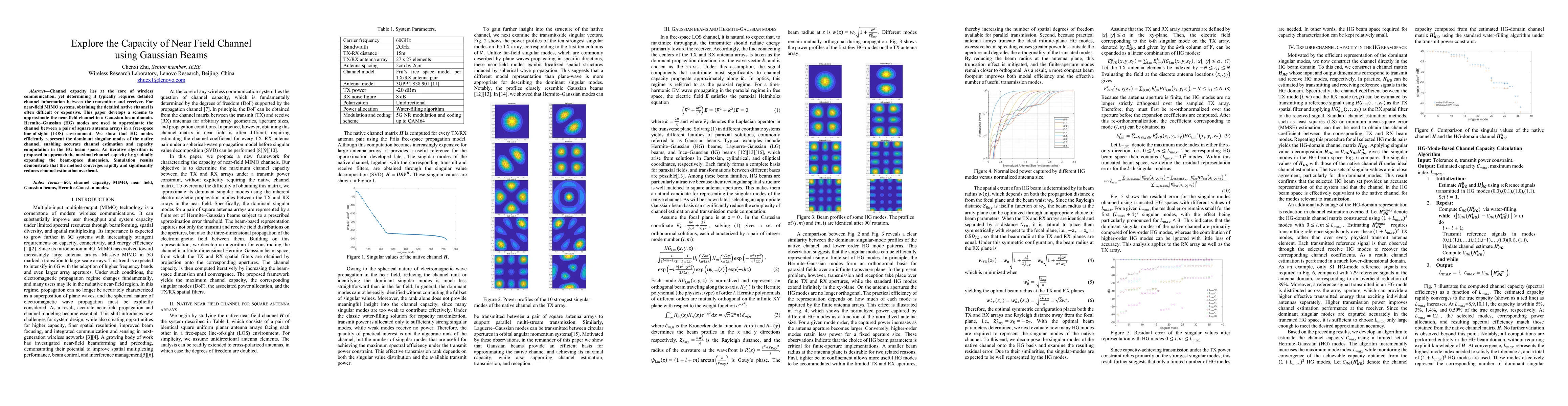Thumbnail for Explore the Capacity of Near Field Channel using Gaussian Beams
