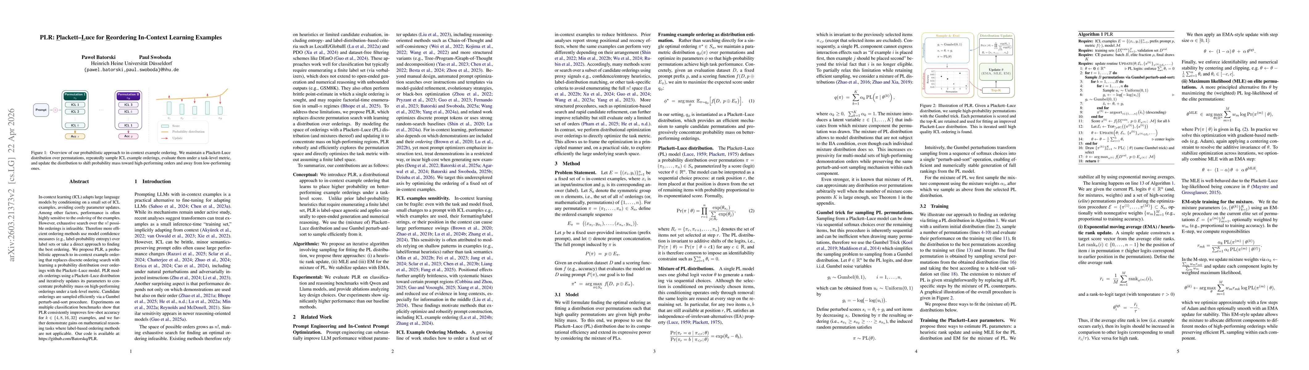 Thumbnail for PLR: Plackett-Luce for Reordering In-Context Learning Examples