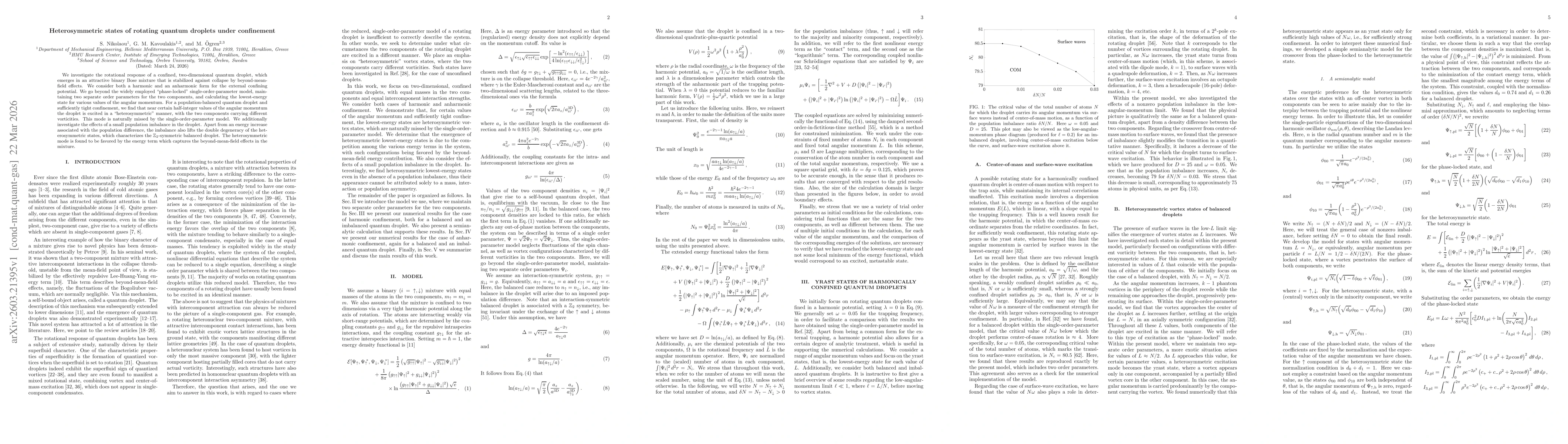 Thumbnail for Heterosymmetric states of rotating quantum droplets under confinement