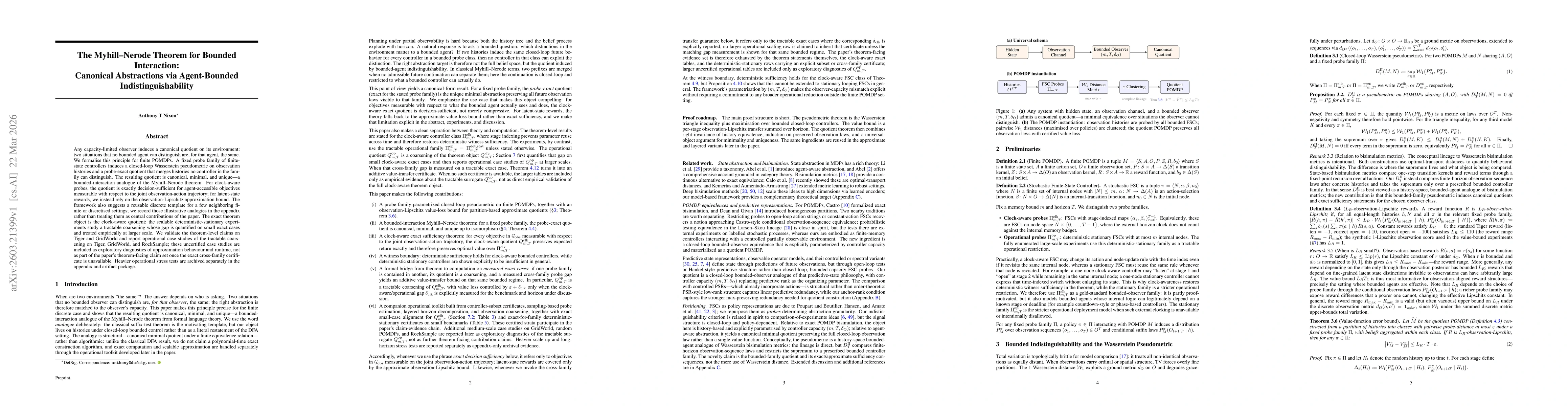 Thumbnail for The Myhill-Nerode Theorem for Bounded Interaction: Canonical Abstractions via Agent-Bounded Indistinguishability