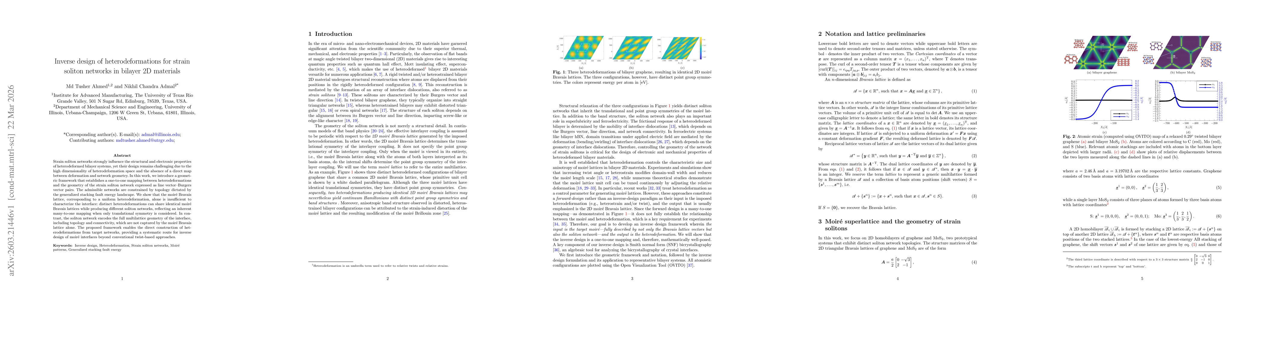 Thumbnail for Inverse design of heterodeformations for strain soliton networks in bilayer 2D materials