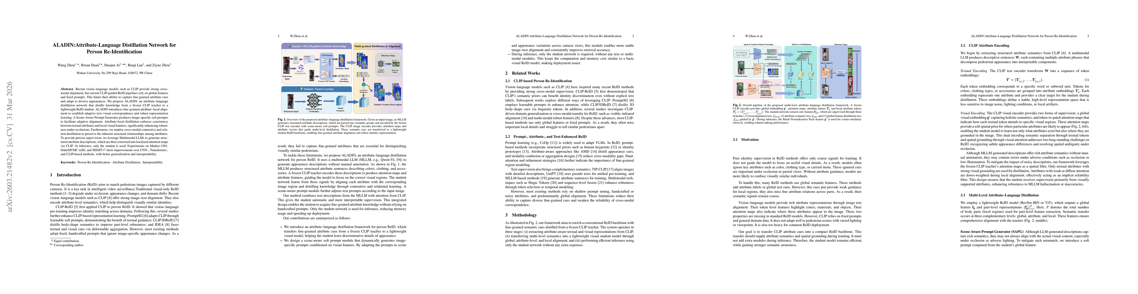 Thumbnail for ALADIN:Attribute-Language Distillation Network for Person Re-Identification