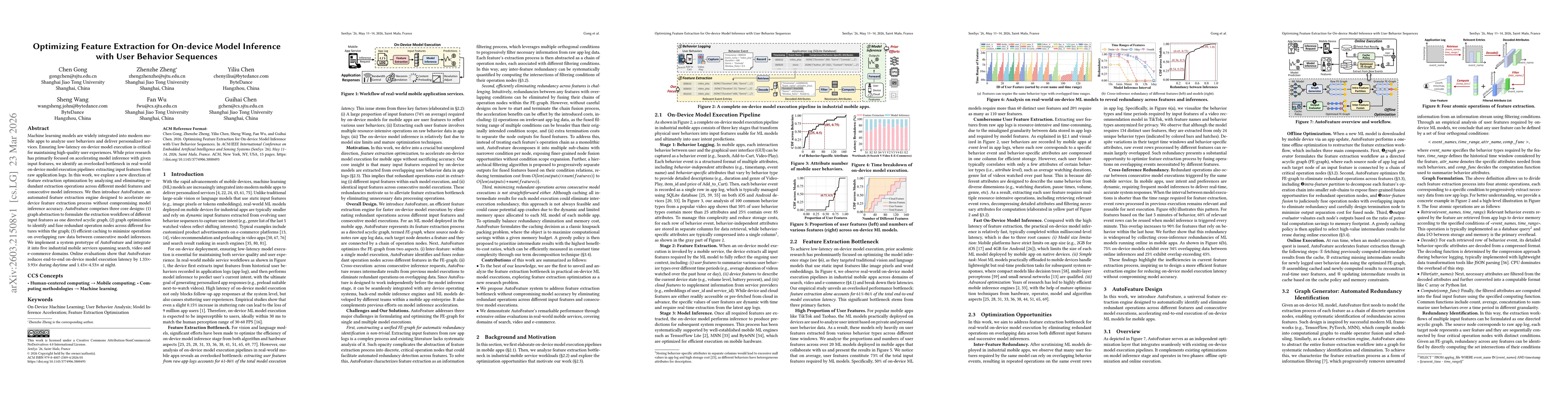Thumbnail for Optimizing Feature Extraction for On-device Model Inference with User Behavior Sequences