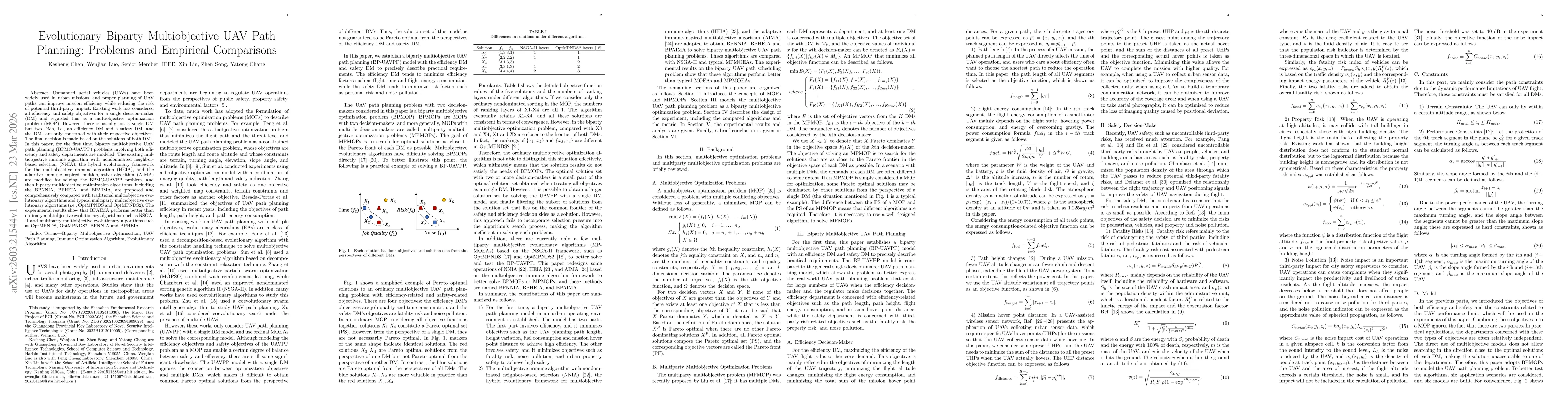 Thumbnail for Evolutionary Biparty Multiobjective UAV Path Planning: Problems and Empirical Comparisons