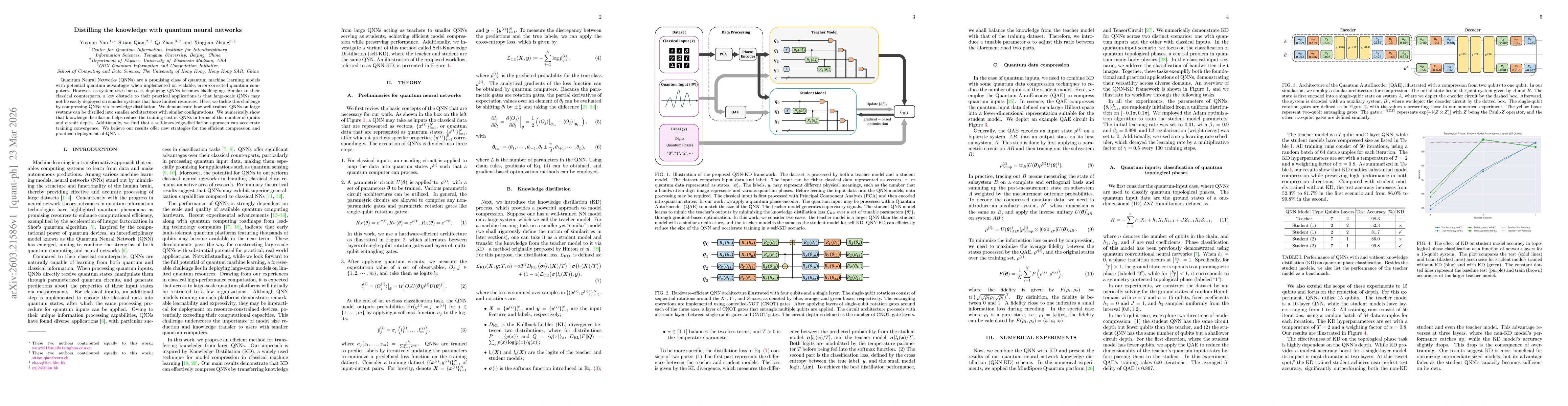 Thumbnail for Distilling the knowledge with quantum neural networks