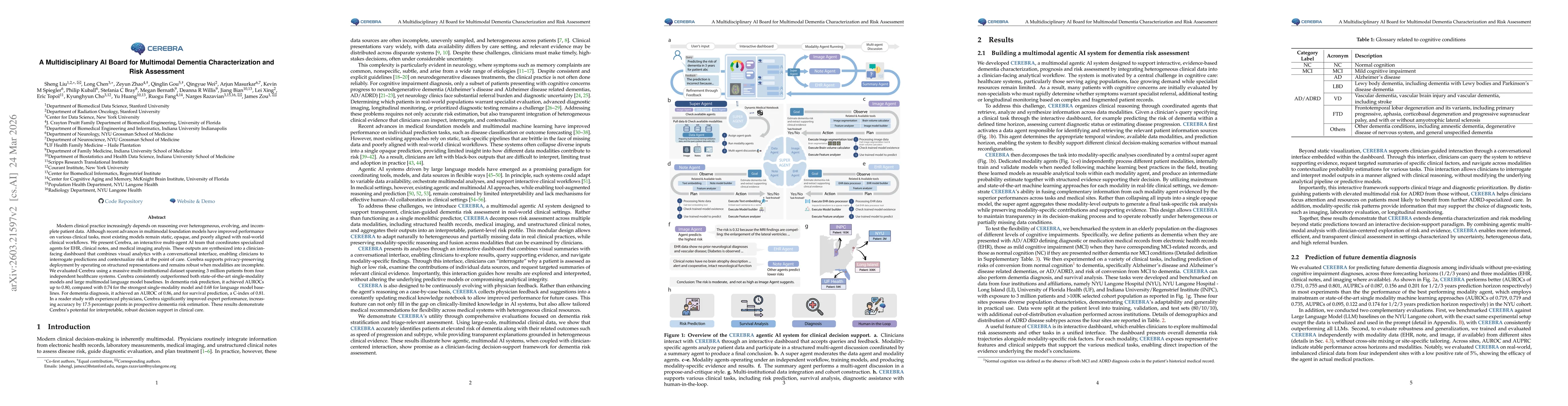 Thumbnail for A Multidisciplinary AI Board for Multimodal Dementia Characterization and Risk Assessment