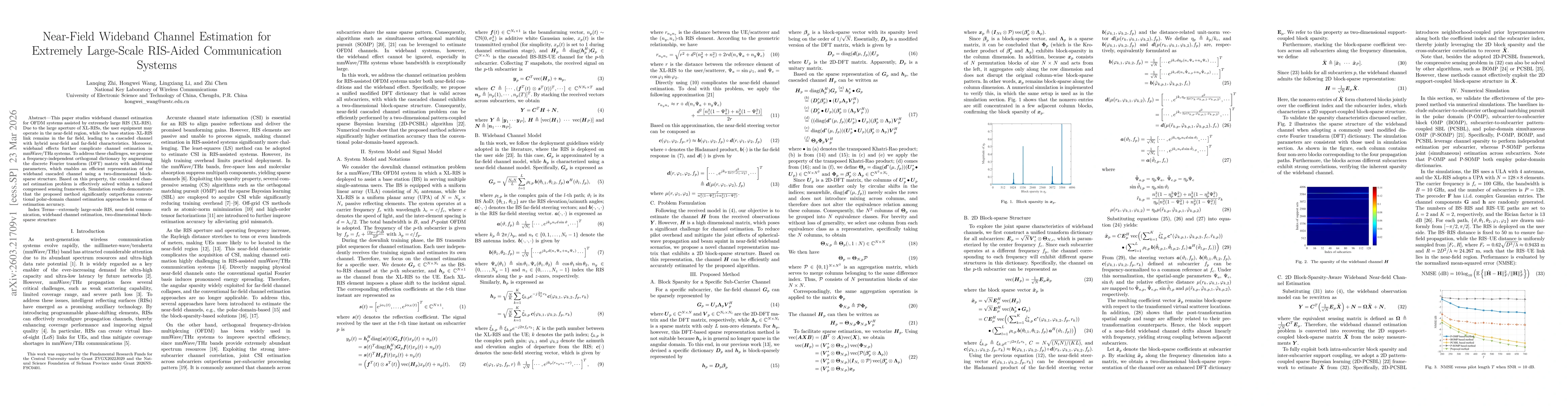 Thumbnail for Near-Field Wideband Channel Estimation for Extremely Large-Scale RIS-Aided Communication Systems