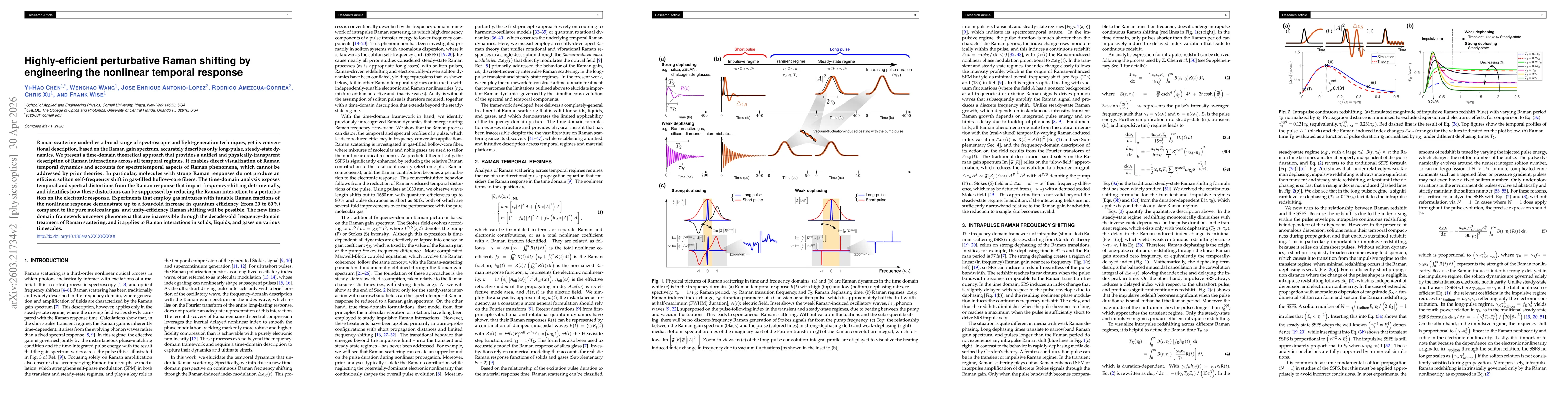 Thumbnail for Temporal analysis and control of Raman scattering dynamics
