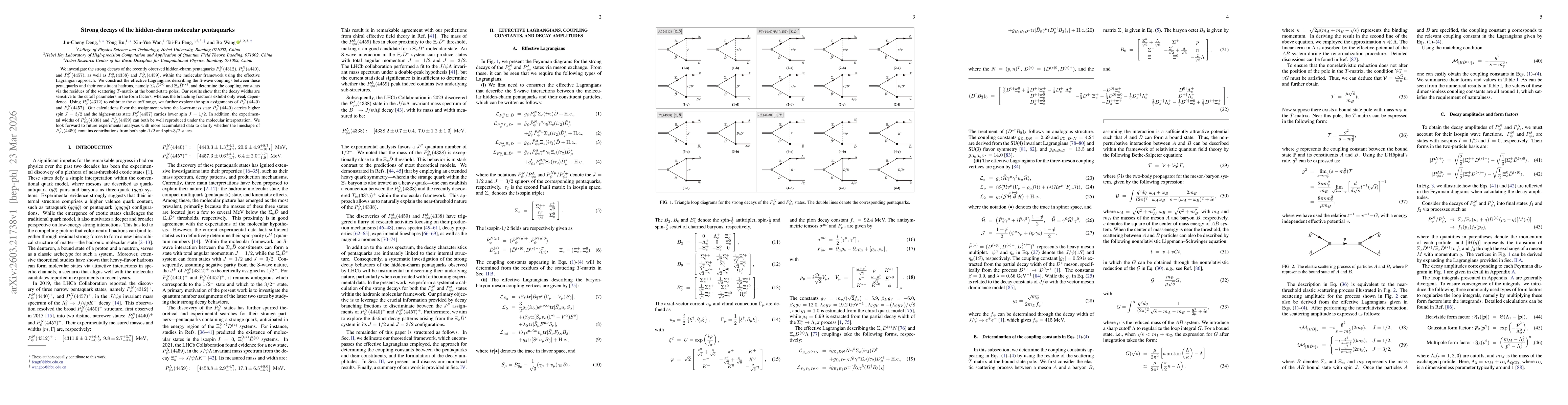 Thumbnail for Strong decays of the hidden-charm molecular pentaquarks