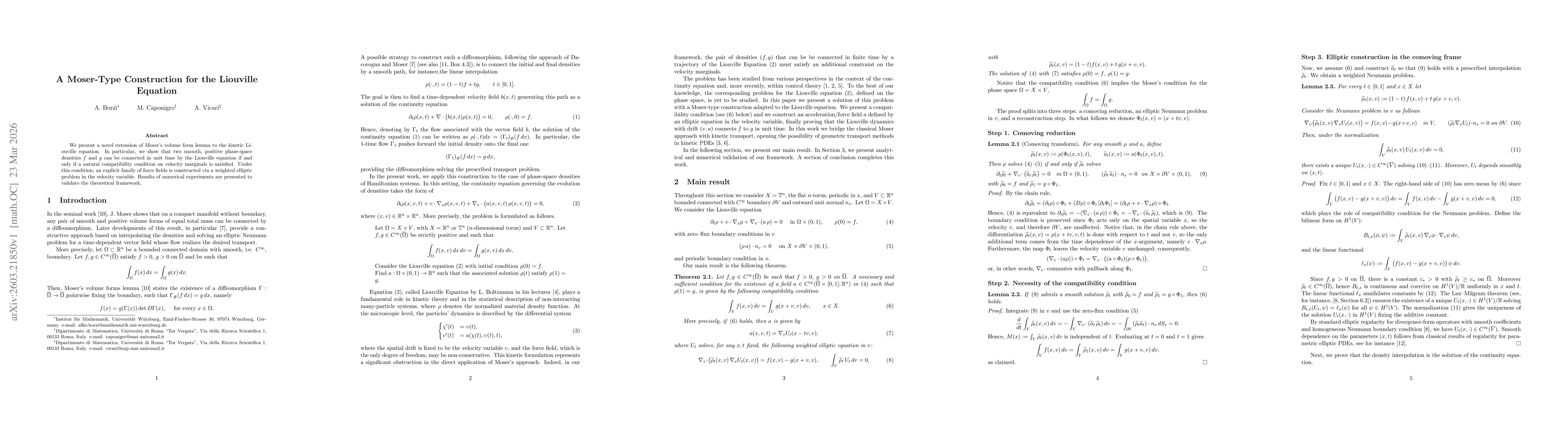Thumbnail for A Moser-Type Construction for the Liouville Equation