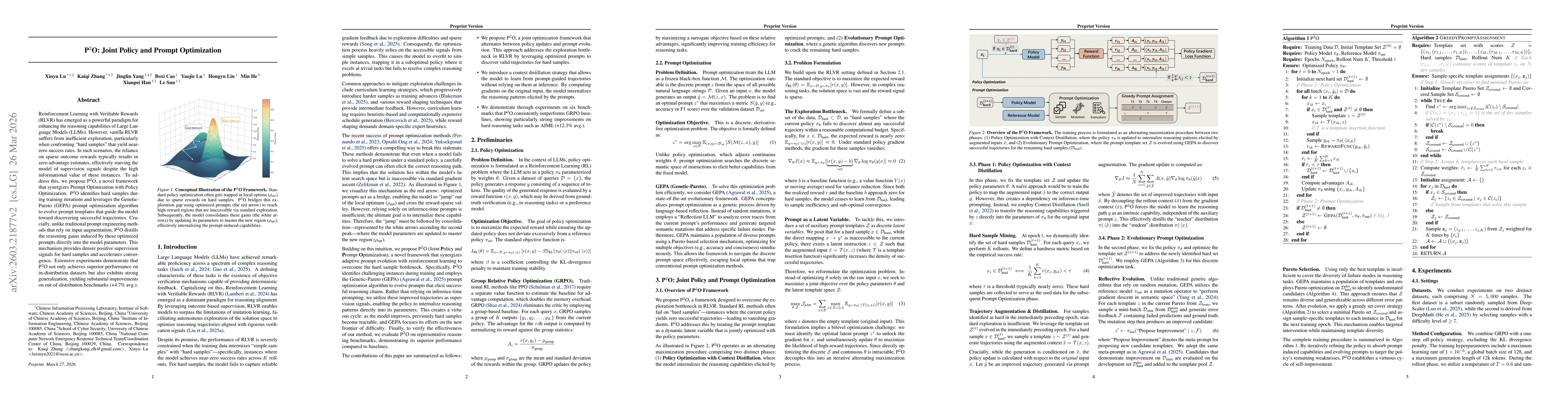 Thumbnail for P^2O: Joint Policy and Prompt Optimization
