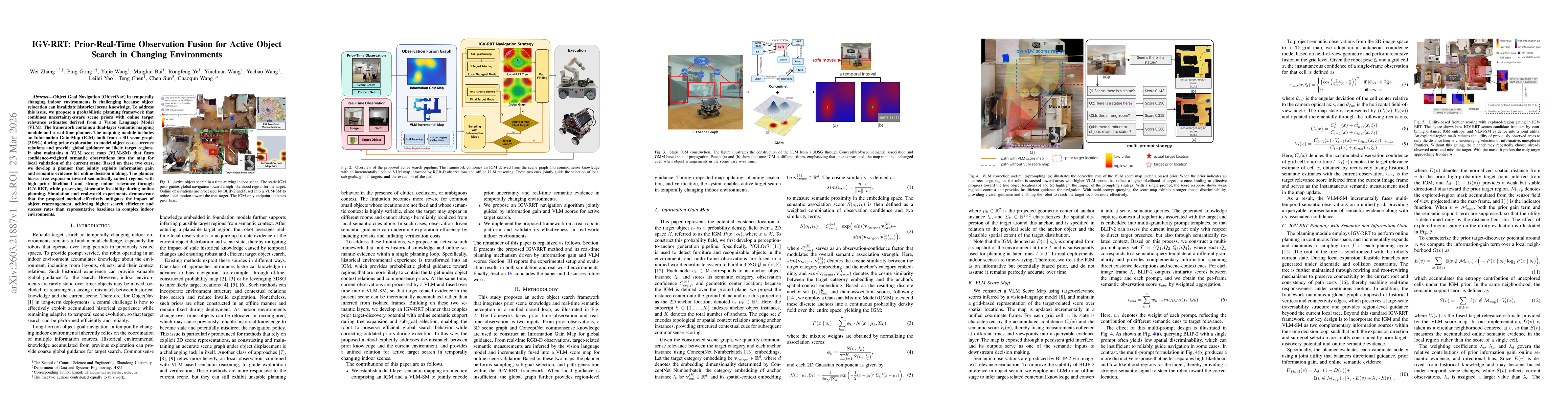 Thumbnail for IGV-RRT: Prior-Real-Time Observation Fusion for Active Object Search in Changing Environments
