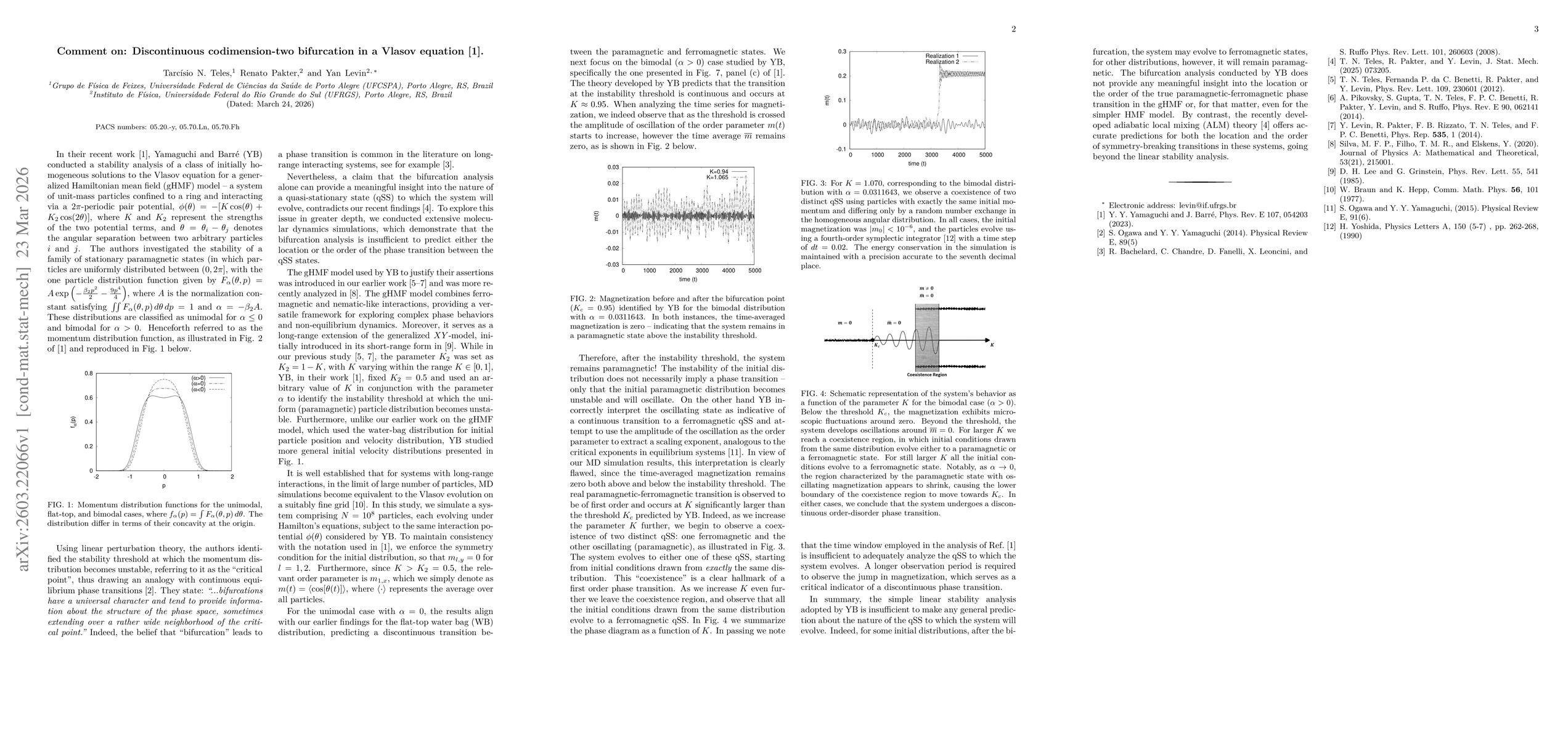 Thumbnail for Comment on: Discontinuous codimension-two bifurcation in a Vlasov equation (arXiv:2212.01250)