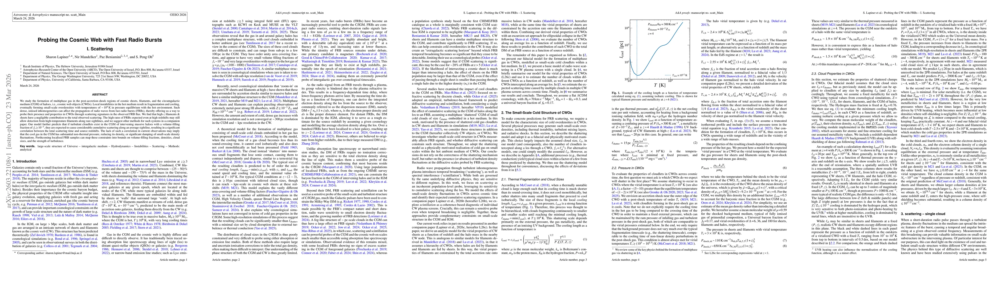 Thumbnail for Probing the Cosmic Web with Fast Radio Bursts. I. Scattering