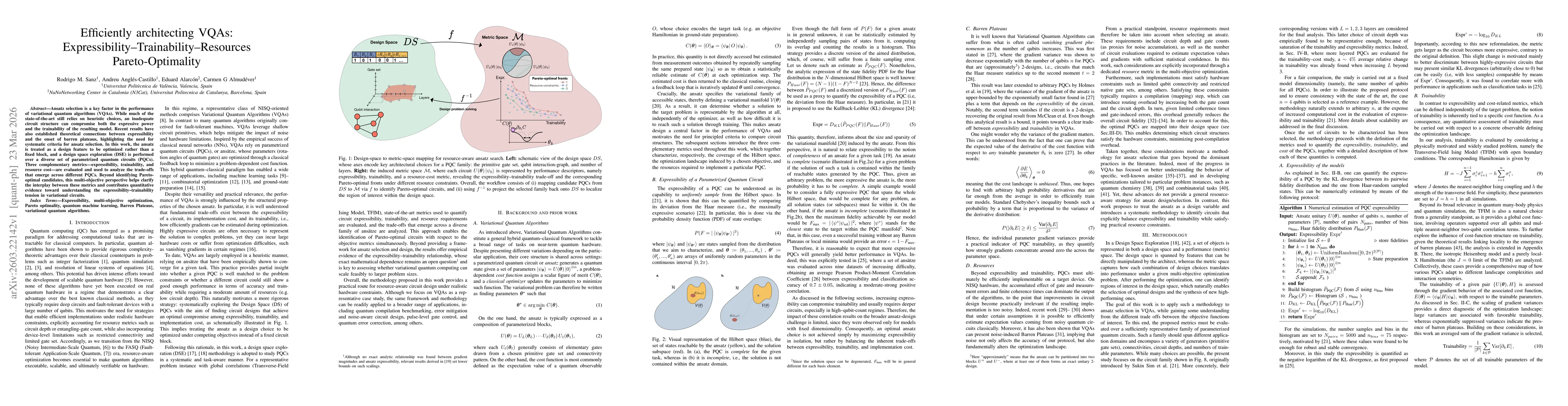 Thumbnail for Efficiently architecting VQAs: Expressibility--Trainability--Resources Pareto-Optimality