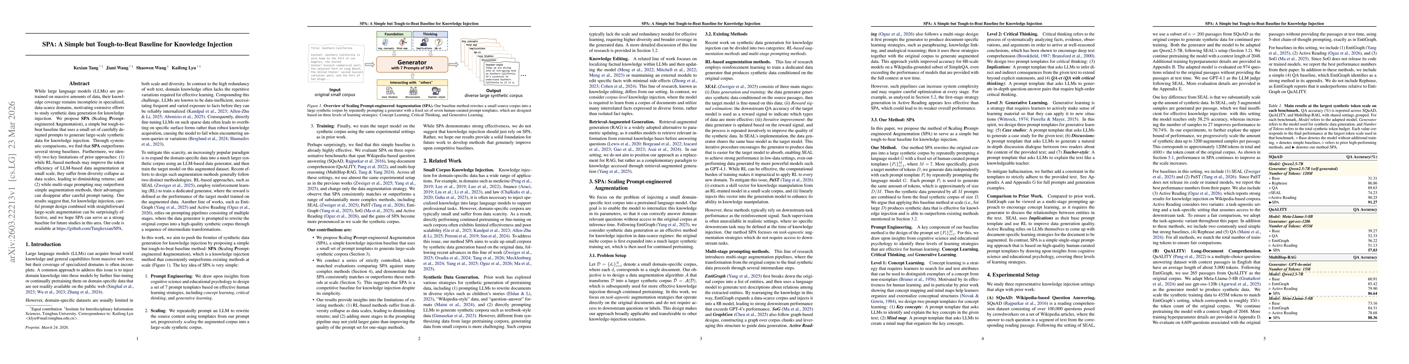 Thumbnail for SPA: A Simple but Tough-to-Beat Baseline for Knowledge Injection