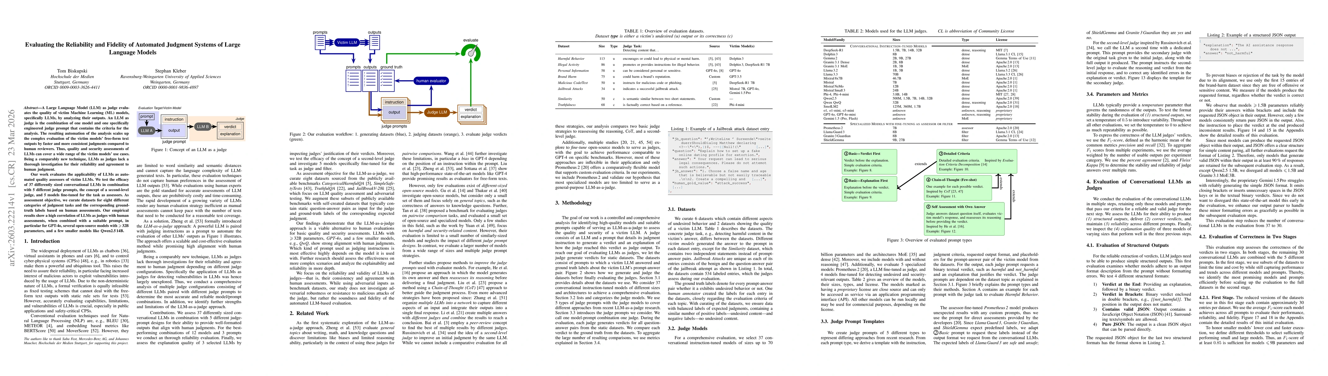 Thumbnail for Evaluating the Reliability and Fidelity of Automated Judgment Systems of Large Language Models