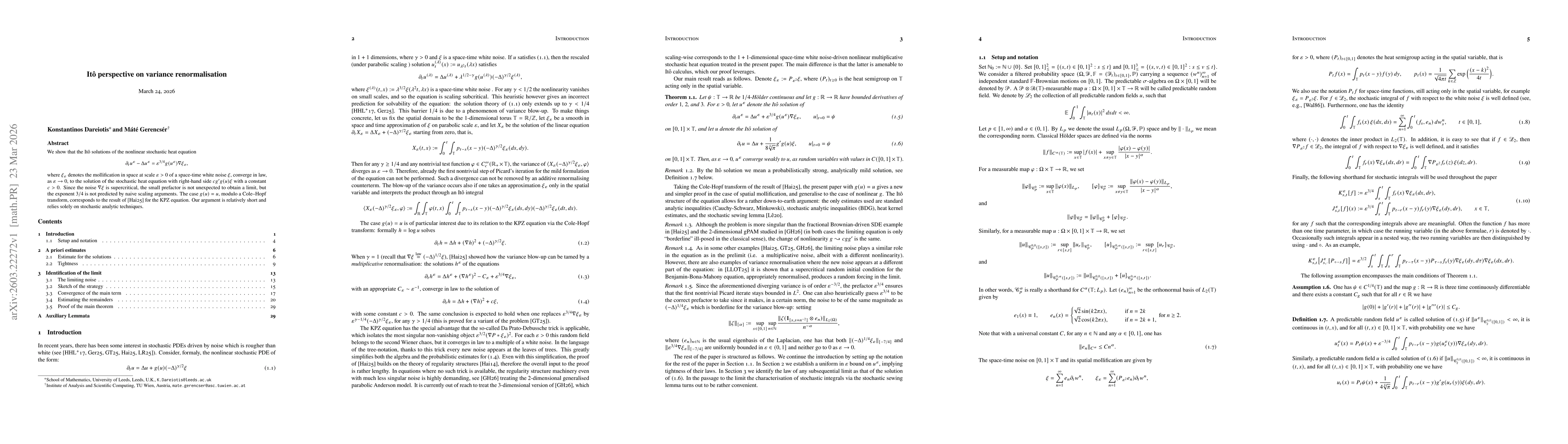 Thumbnail for Itô perspective on variance renormalisation