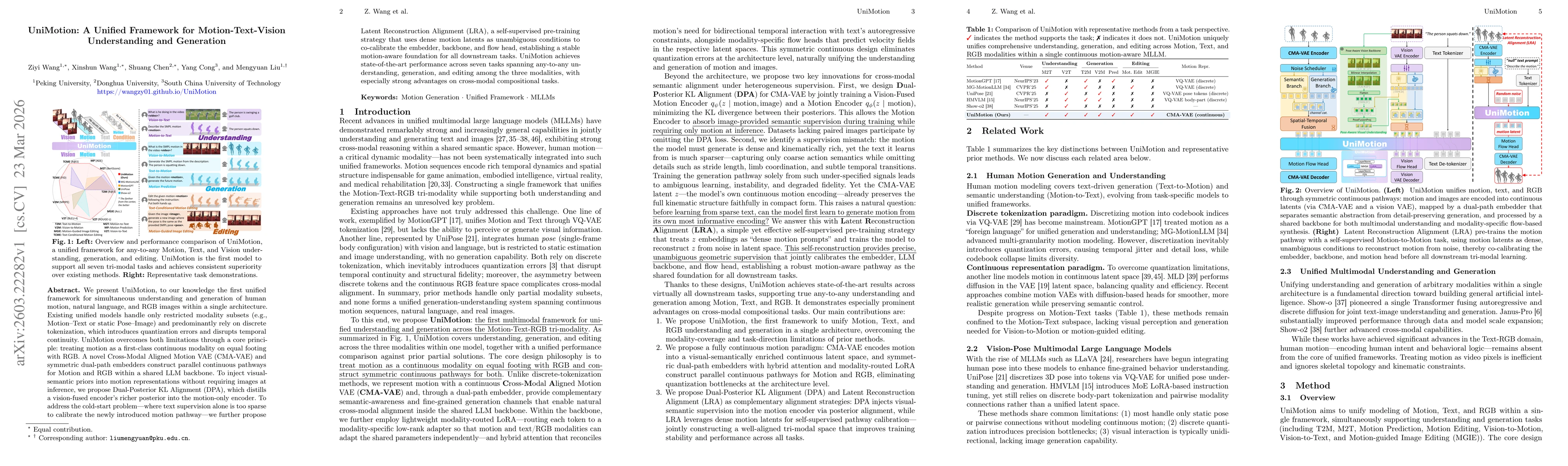 Thumbnail for UniMotion: A Unified Framework for Motion-Text-Vision Understanding and Generation