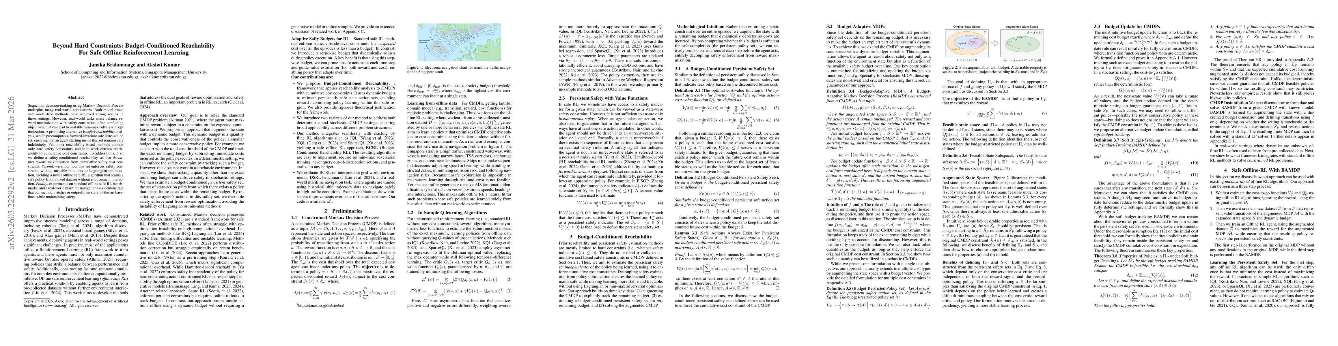 Thumbnail for Beyond Hard Constraints: Budget-Conditioned Reachability For Safe Offline Reinforcement Learning