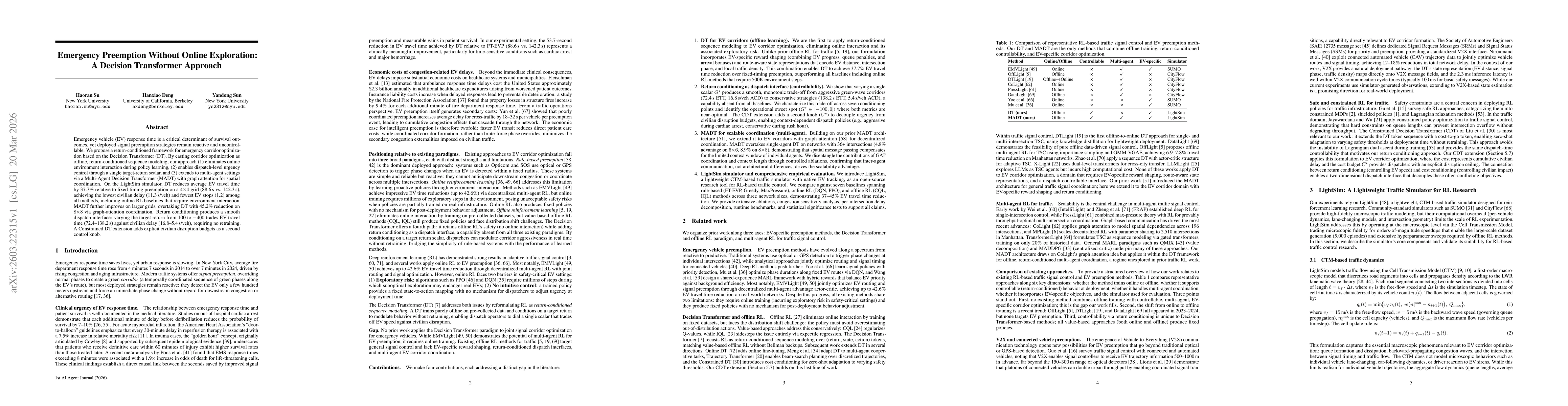 Thumbnail for Emergency Preemption Without Online Exploration: A Decision Transformer Approach