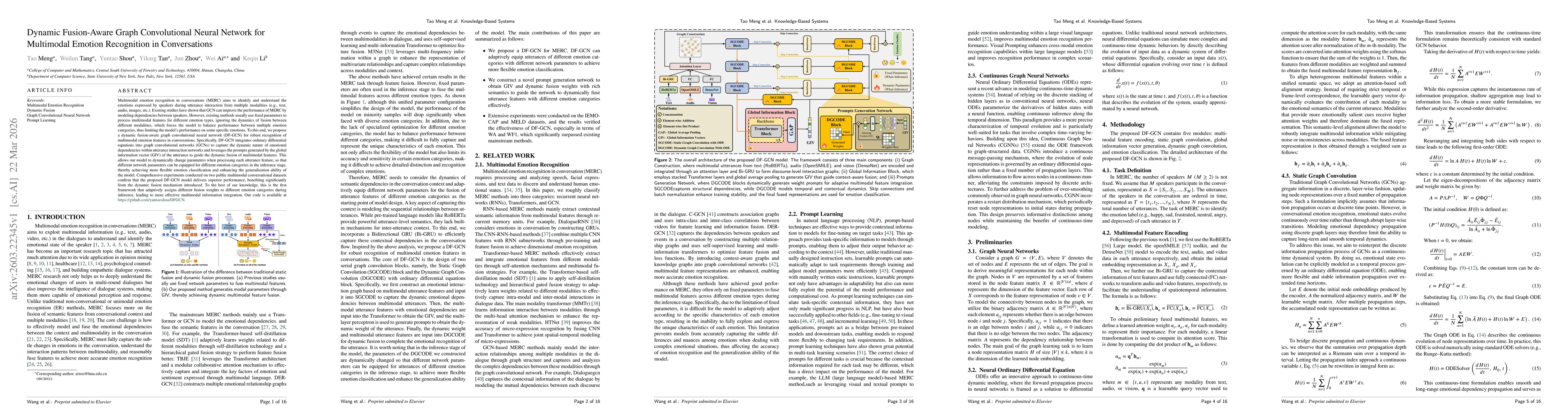 Thumbnail for Dynamic Fusion-Aware Graph Convolutional Neural Network for Multimodal Emotion Recognition in Conversations