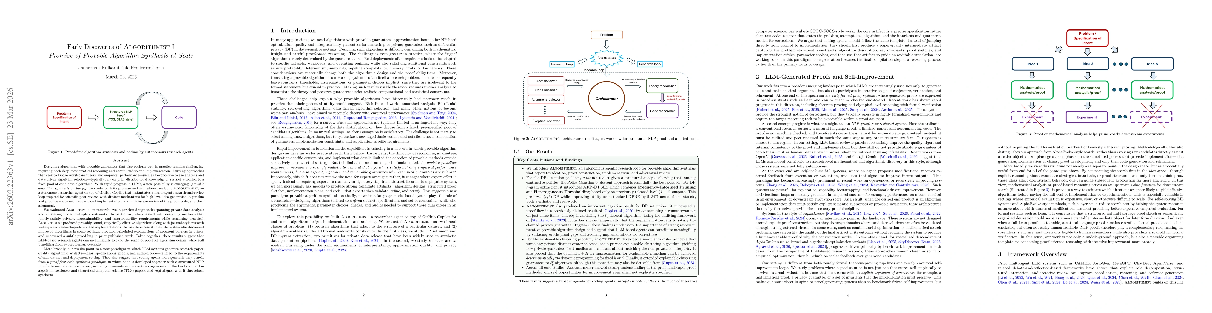 Thumbnail for Early Discoveries of Algorithmist I: Promise of Provable Algorithm Synthesis at Scale