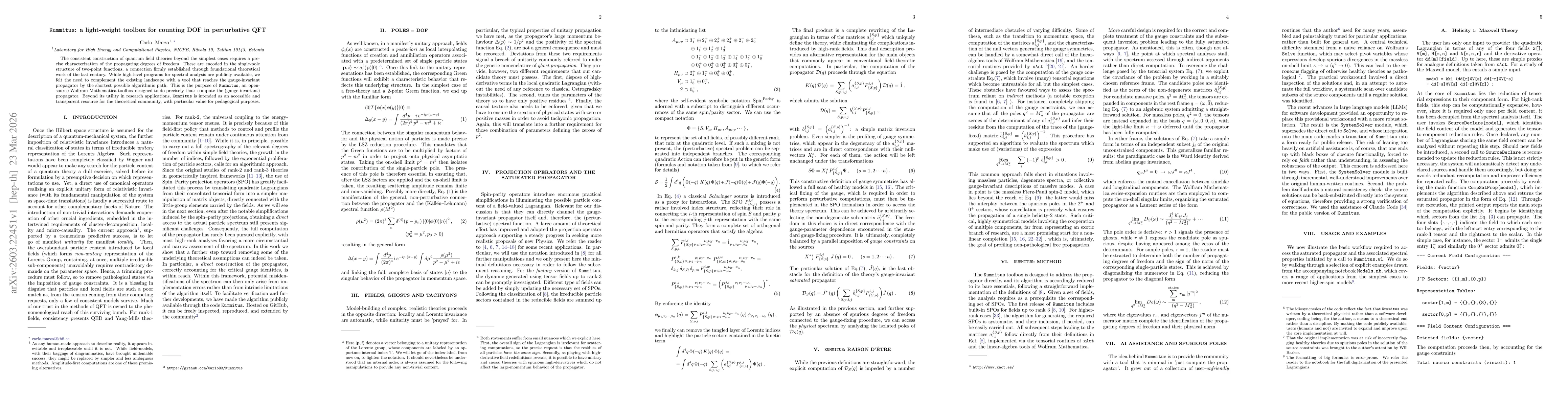 Thumbnail for Kummitus: a light-weight toolbox for counting DOF in perturbative QFT