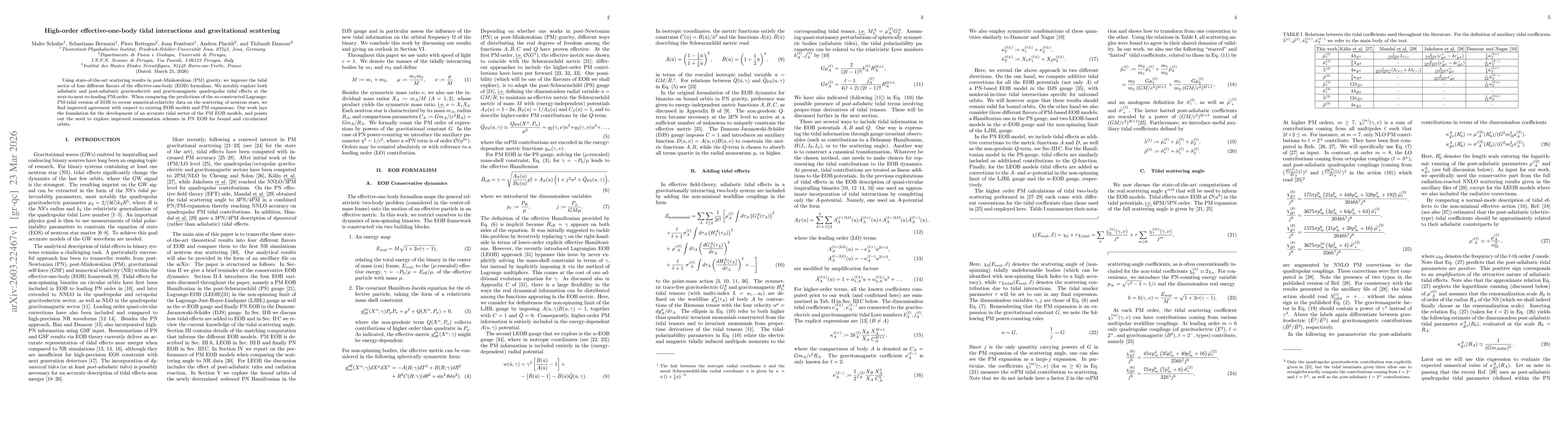 Thumbnail for High-order effective-one-body tidal interactions and gravitational scattering