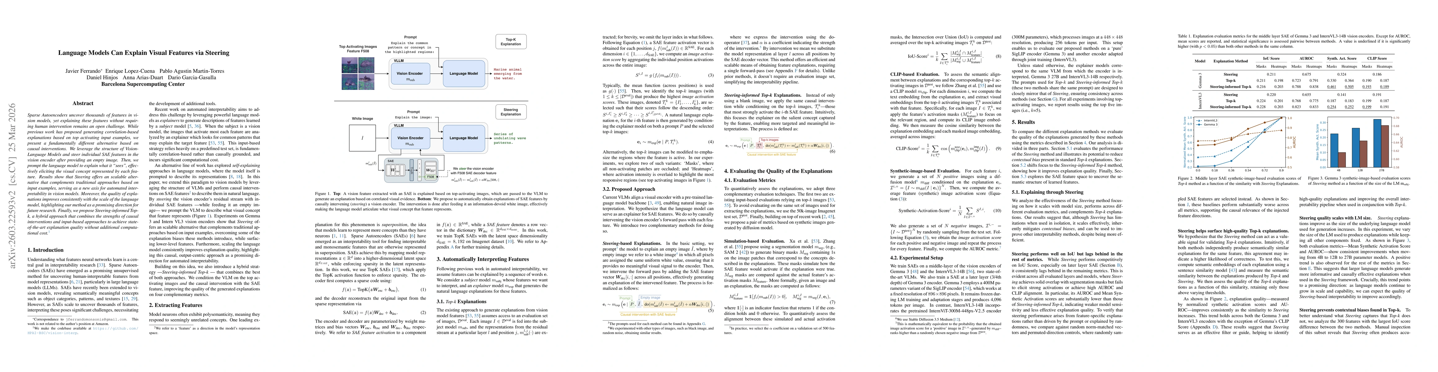 Thumbnail for Language Models Can Explain Visual Features via Steering