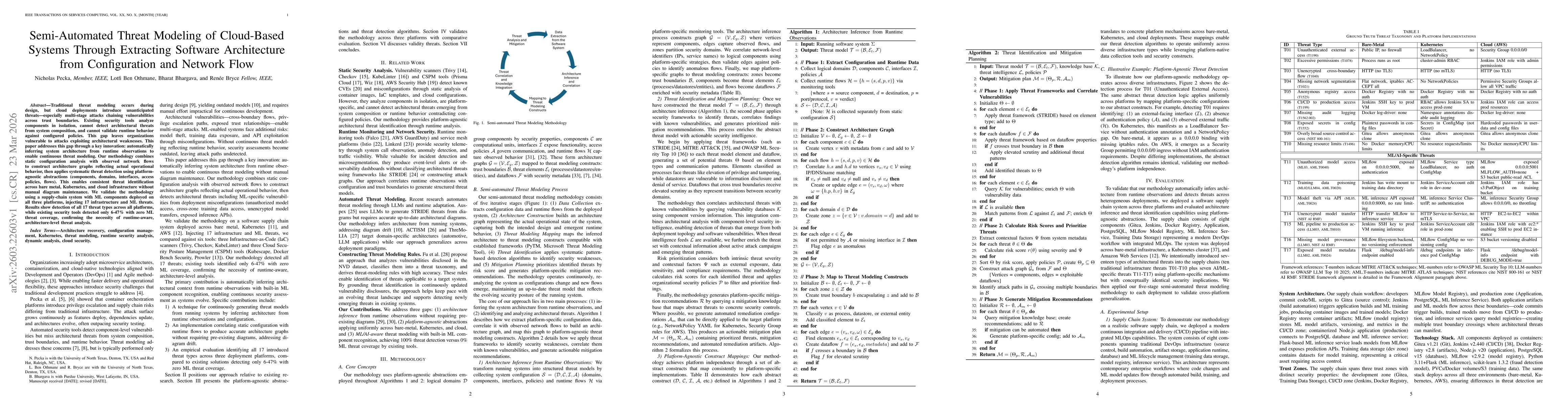 Thumbnail for Semi-Automated Threat Modeling of Cloud-Based Systems Through Extracting Software Architecture from Configuration and Network Flow