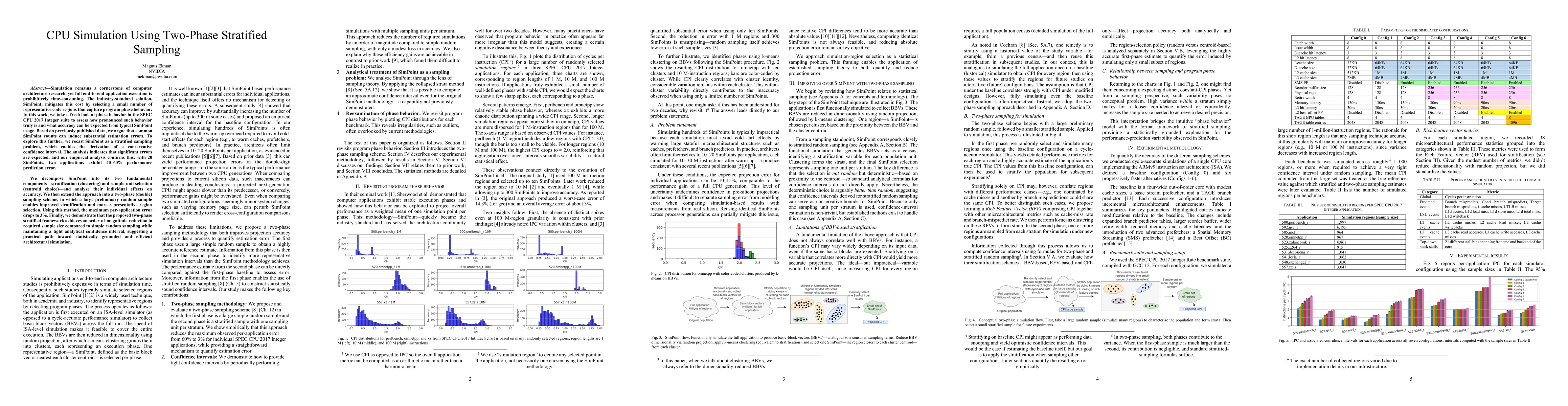 Thumbnail for CPU Simulation Using Two-Phase Stratified Sampling