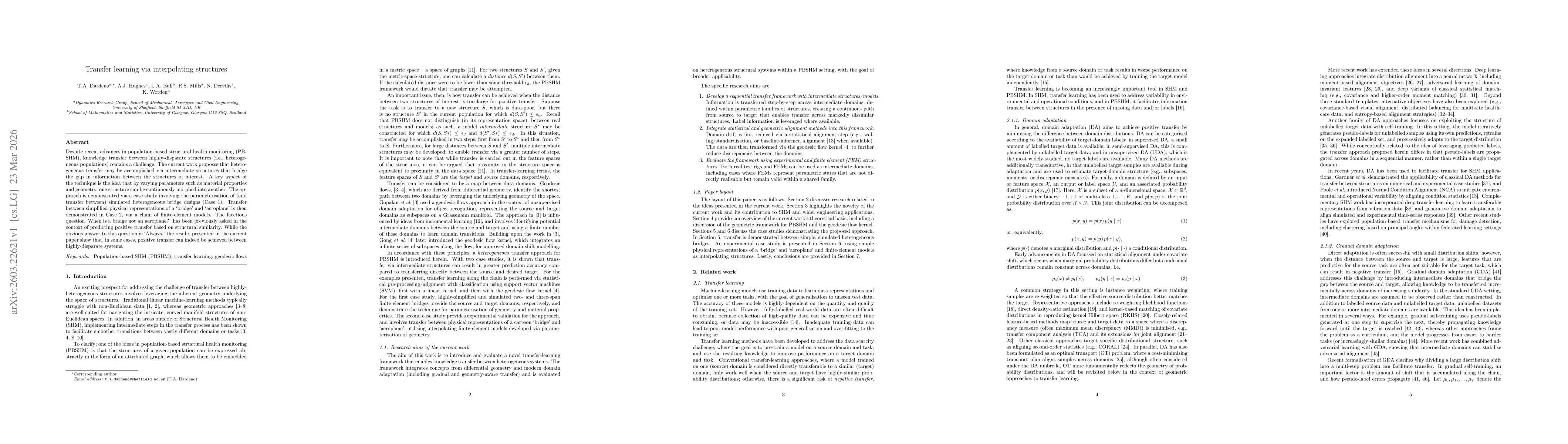 Thumbnail for Transfer learning via interpolating structures