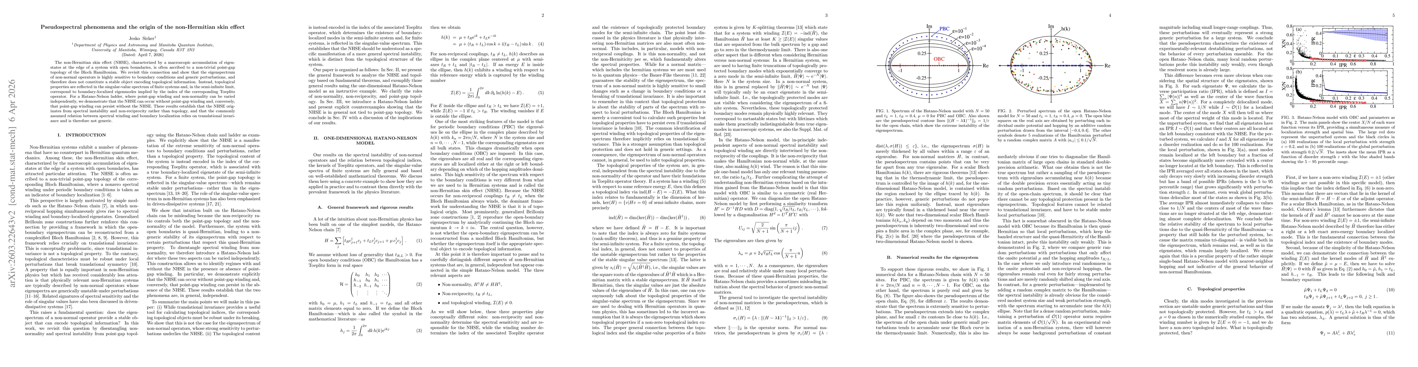 Thumbnail for Pseudospectral phenomena and the origin of the non-Hermitian skin effect