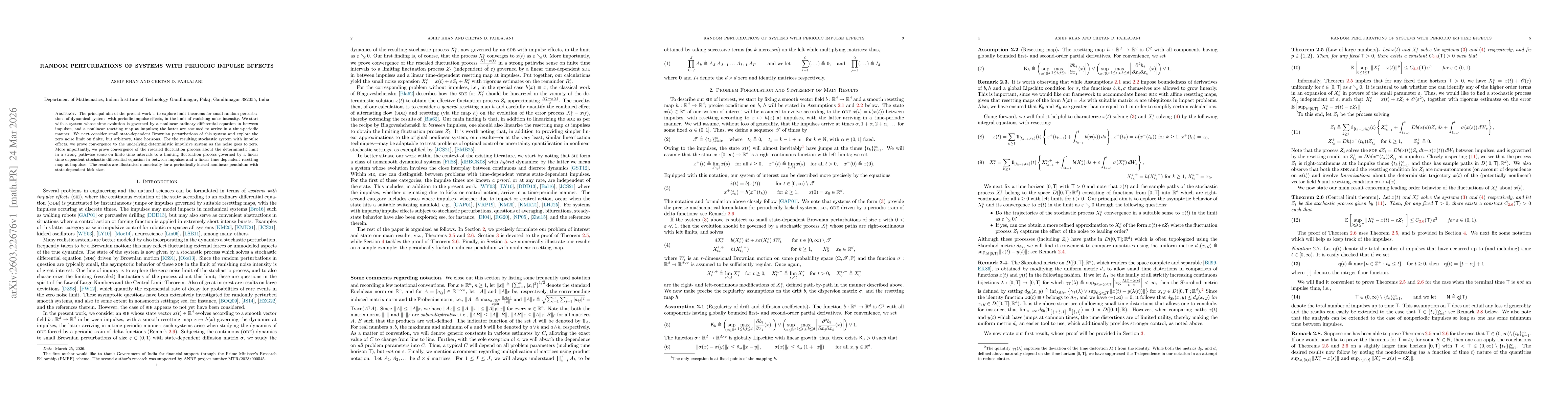 Thumbnail for Random perturbations of systems with periodic impulse effects