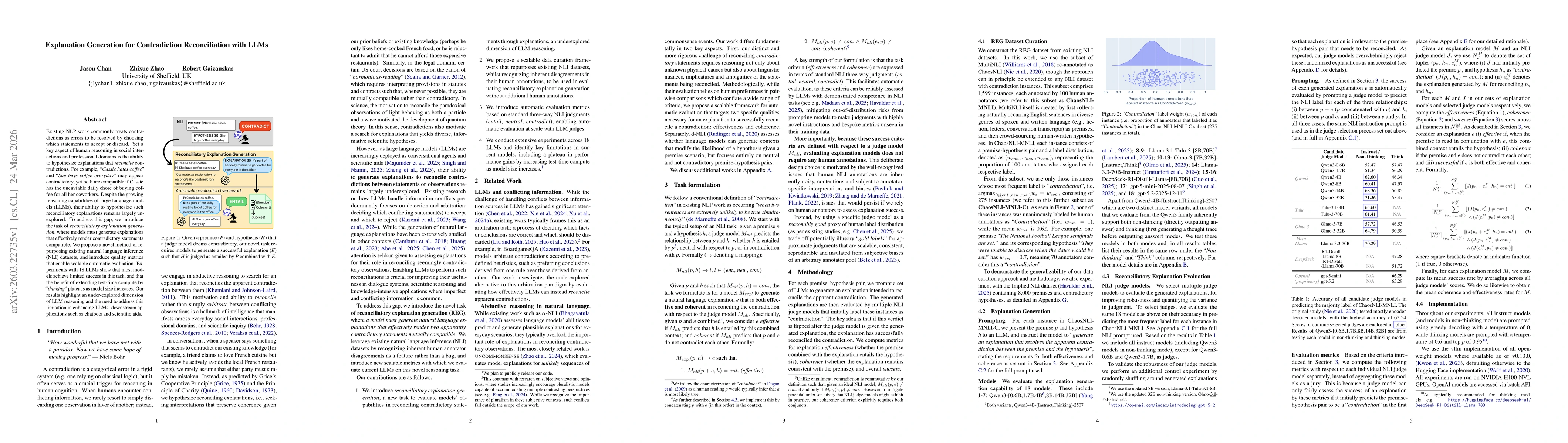 Thumbnail for Explanation Generation for Contradiction Reconciliation with LLMs