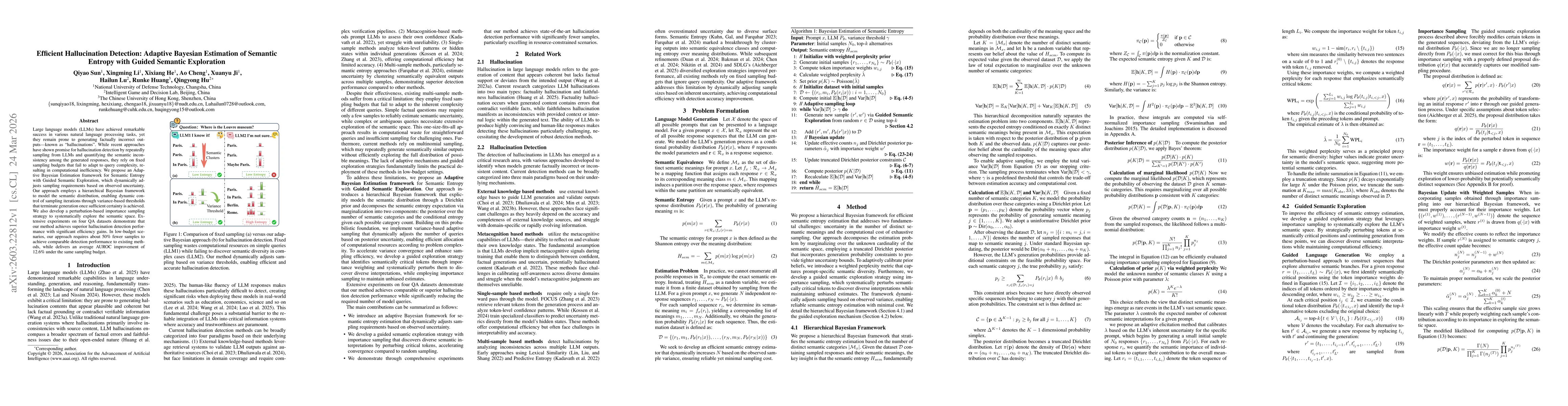 Thumbnail for Efficient Hallucination Detection: Adaptive Bayesian Estimation of Semantic Entropy with Guided Semantic Exploration