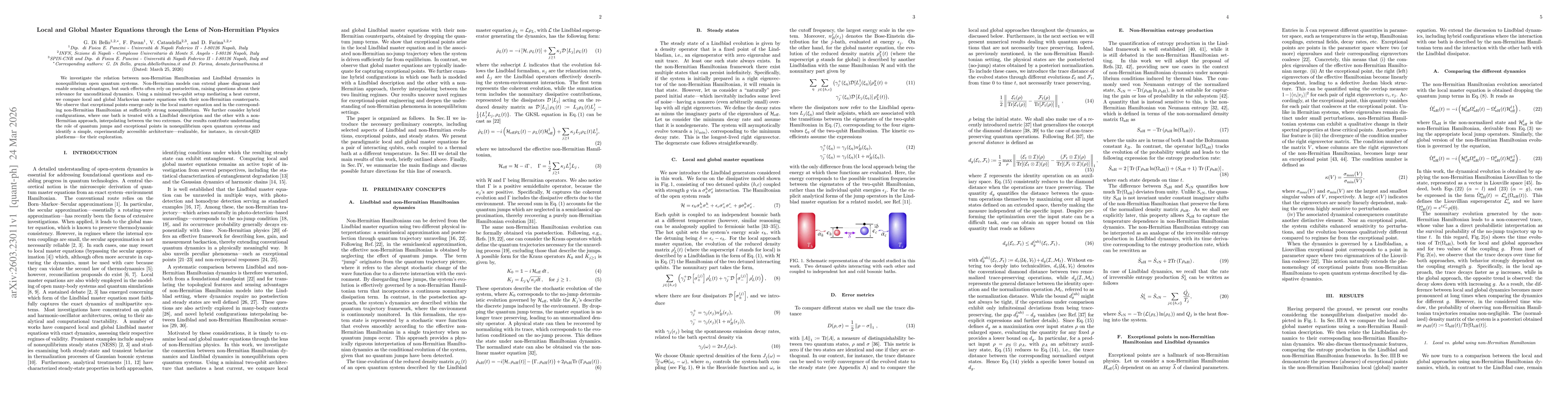 Thumbnail for Local and Global Master Equations through the Lens of Non-Hermitian Physics