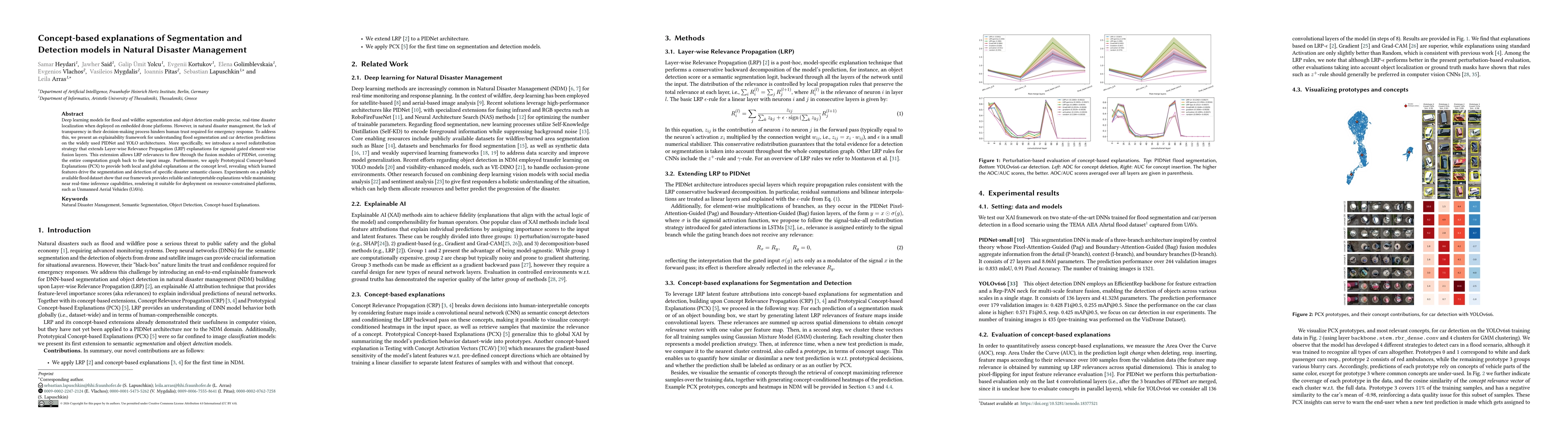 Thumbnail for Concept-based explanations of Segmentation and Detection models in Natural Disaster Management