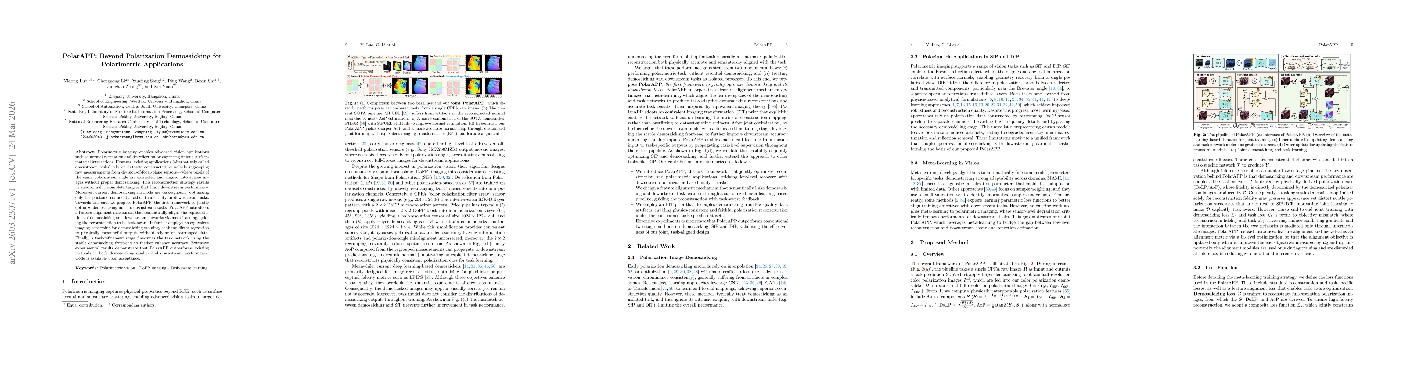 Thumbnail for PolarAPP: Beyond Polarization Demosaicking for Polarimetric Applications