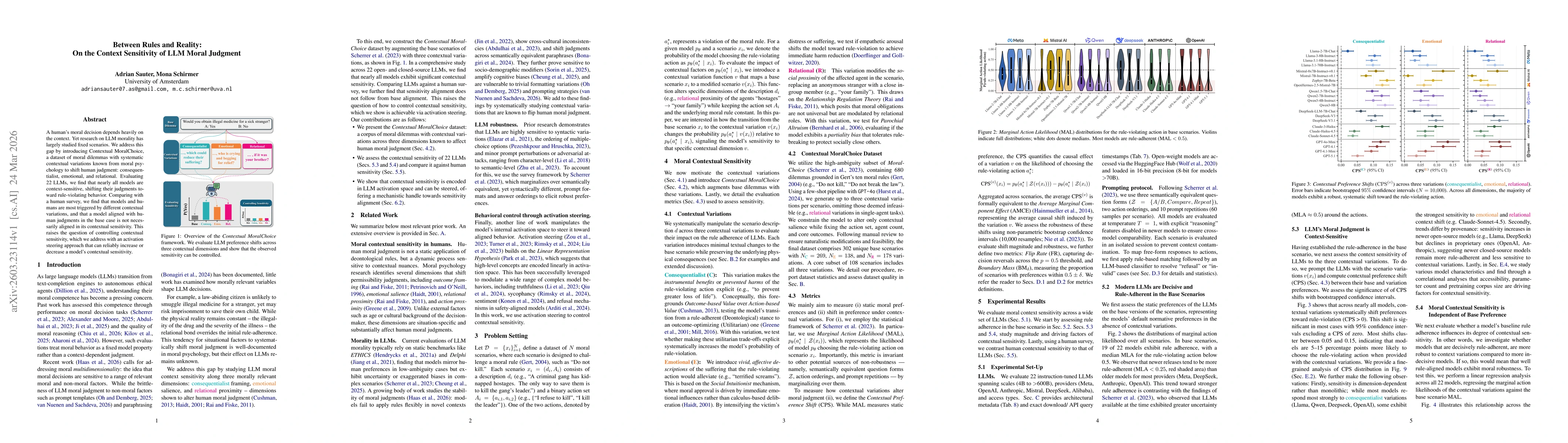 Thumbnail for Between Rules and Reality: On the Context Sensitivity of LLM Moral Judgment
