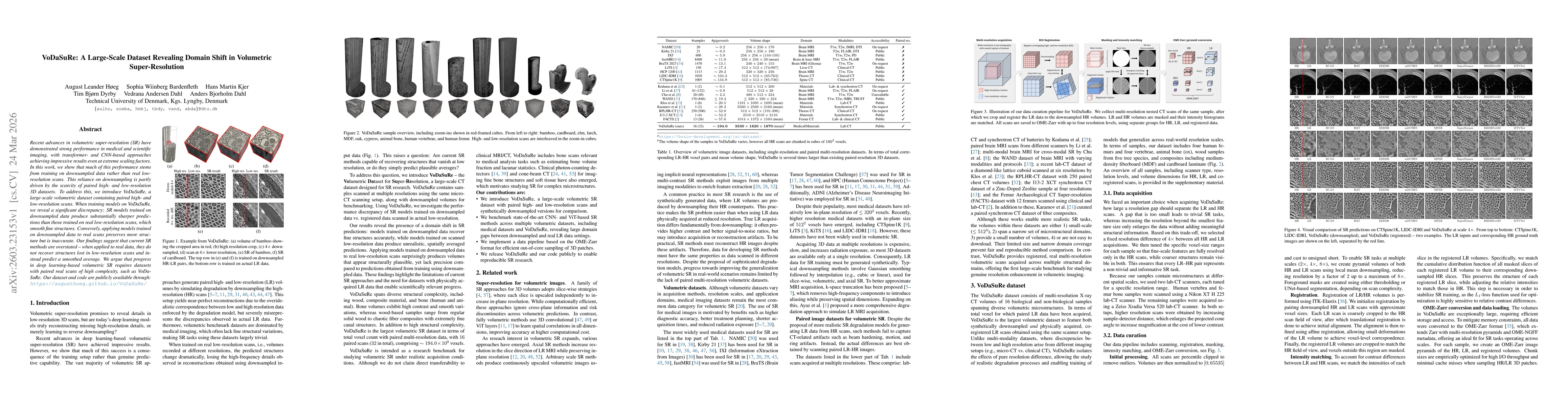 Thumbnail for VoDaSuRe: A Large-Scale Dataset Revealing Domain Shift in Volumetric Super-Resolution