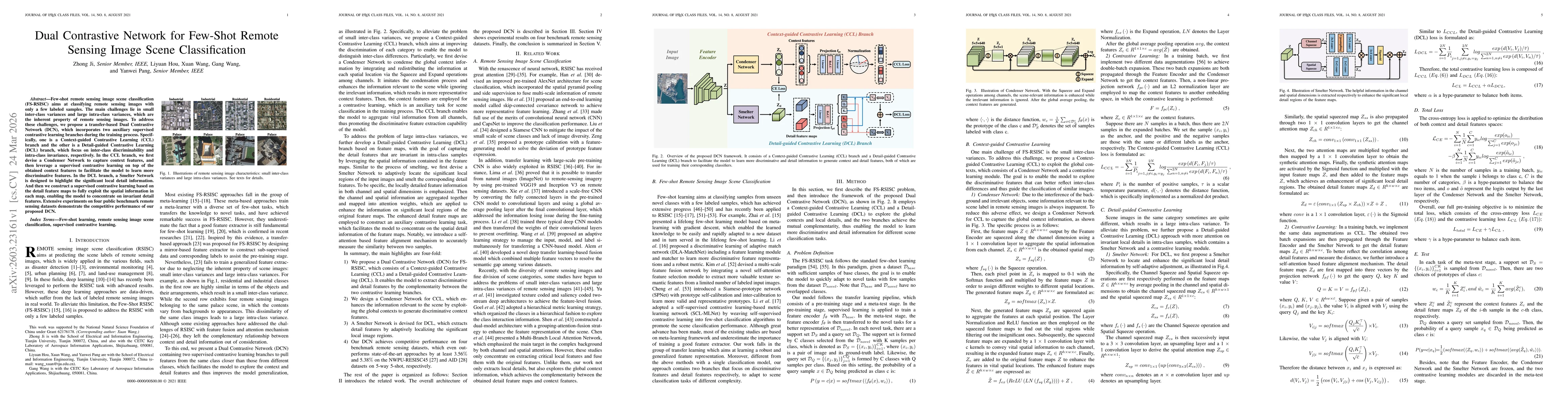 Thumbnail for Dual Contrastive Network for Few-Shot Remote Sensing Image Scene Classification