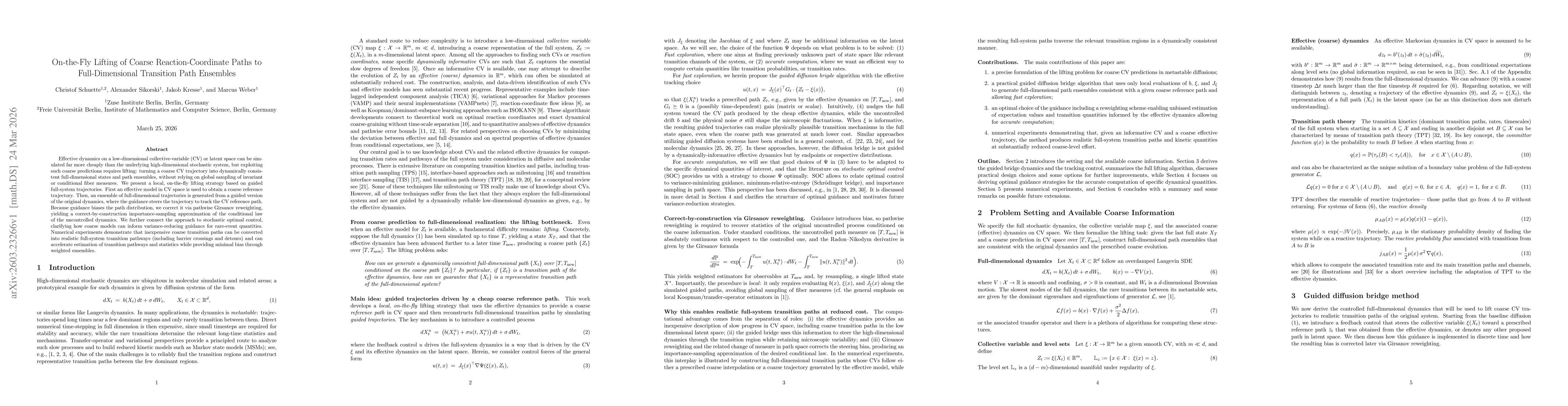 Thumbnail for On-the-Fly Lifting of Coarse Reaction-Coordinate Paths to Full-Dimensional Transition Path Ensembles