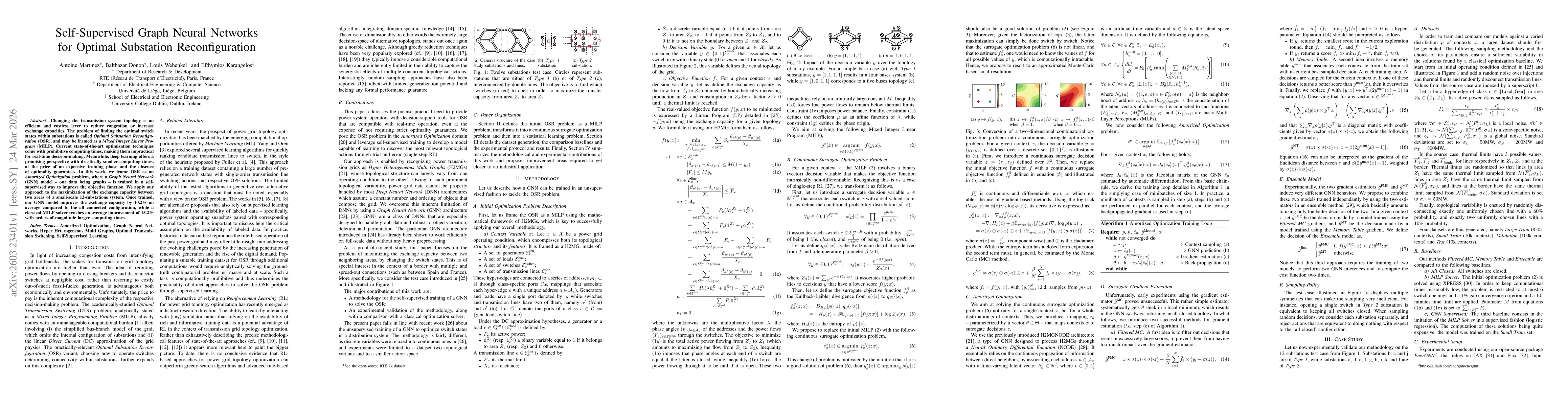 Thumbnail for Self-Supervised Graph Neural Networks for Optimal Substation Reconfiguration